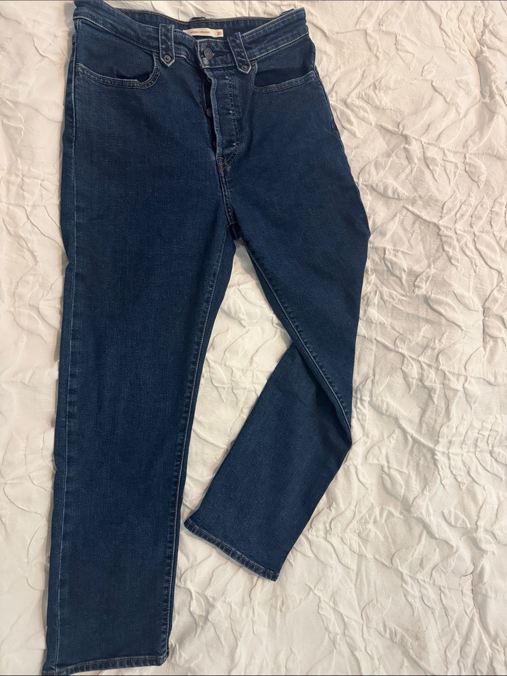 Levi's Women's Dark Blue Straight Leg Jeans